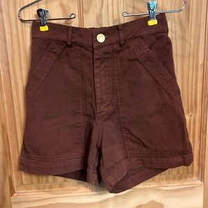 Big bud press work shorts - Fudgesicle brown - size xs